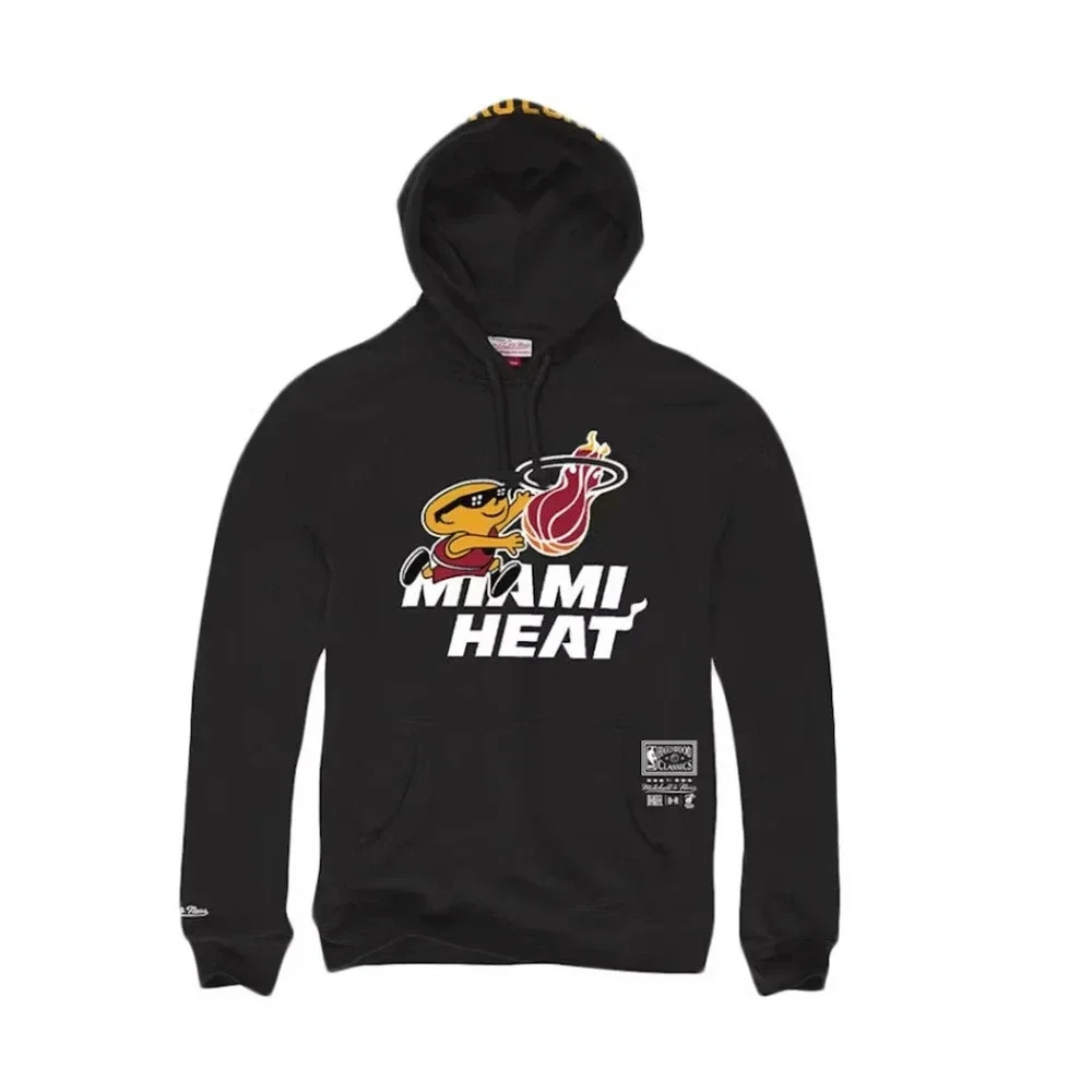 NWT NBA Hardwood Classic Mitchell & Ness Denzel Curry x Miami Heat Hoodie XL
